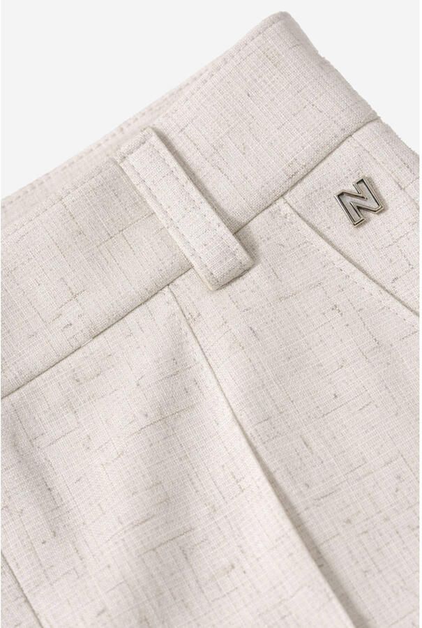 NIKKIE straight regular waist broek crème - Foto 2
