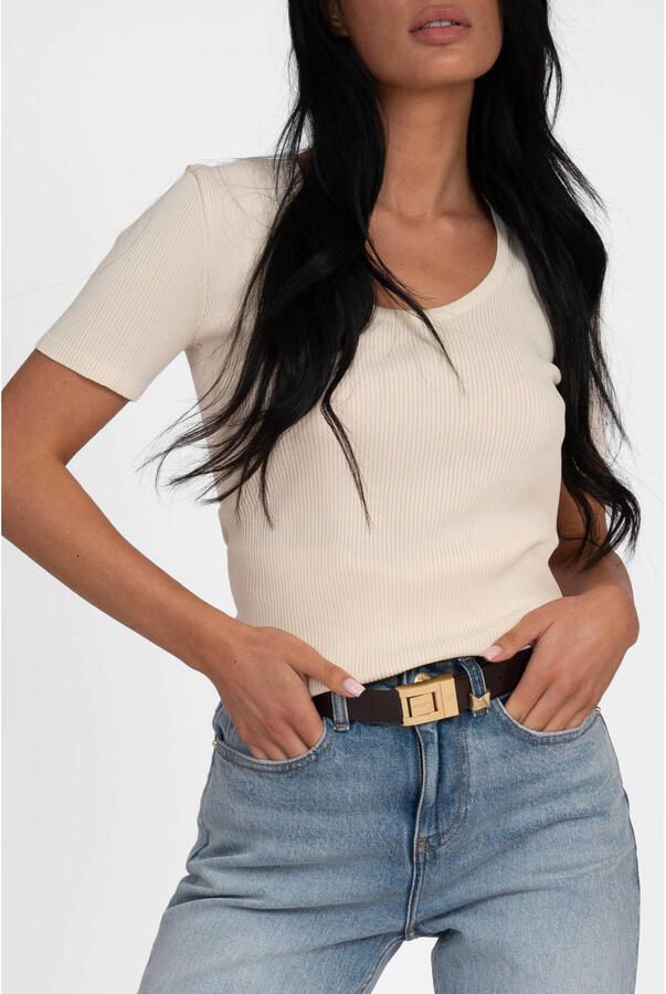 NIKKIE T-shirt crème