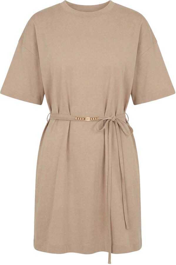 NIKKIE T-shirtjurk korte jurk beige - Foto 3