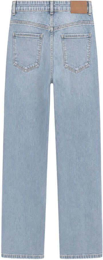 NIKKIE wide leg jeans met strass-steentjes lichtblauw - Foto 2