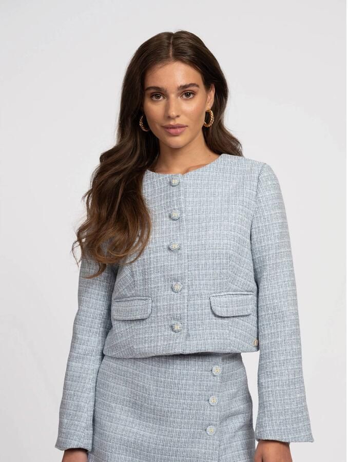 NIKKIE x Anna Nooshin jasje blauw