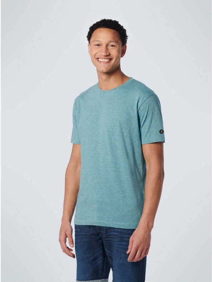 No Excess gemêleerd T-shirt light aqua