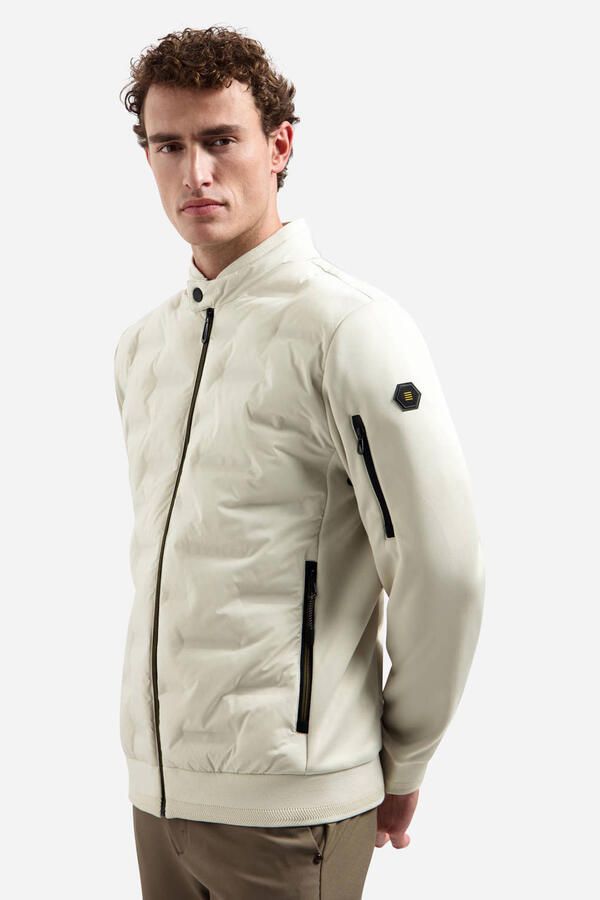 No Excess Jas Knitted Sleeve Off-White - Foto 3