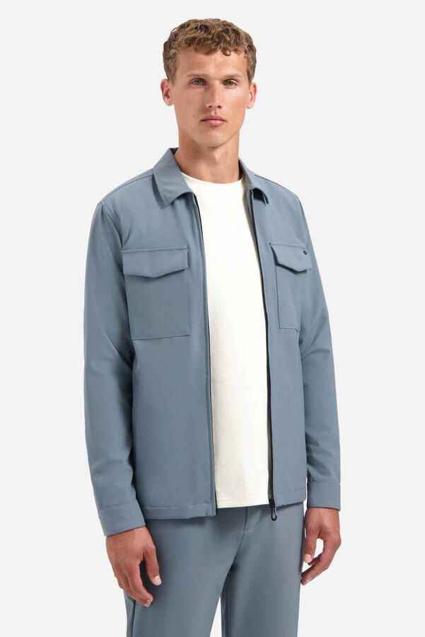 No Excess overshirt blauw