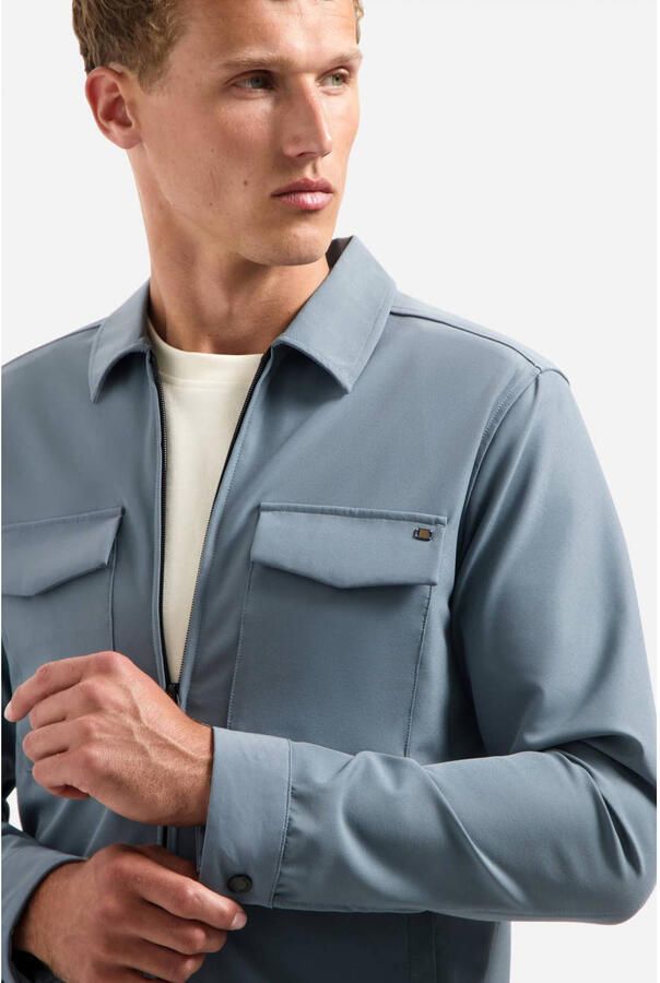 No Excess overshirt blauw - Foto 2
