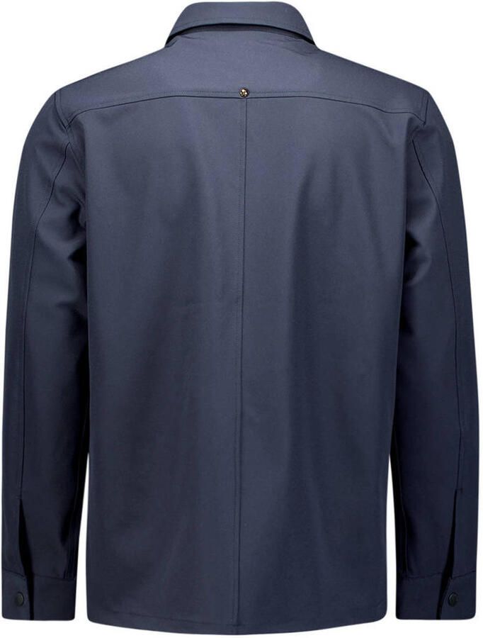No Excess overshirt donkerblauw - Foto 2