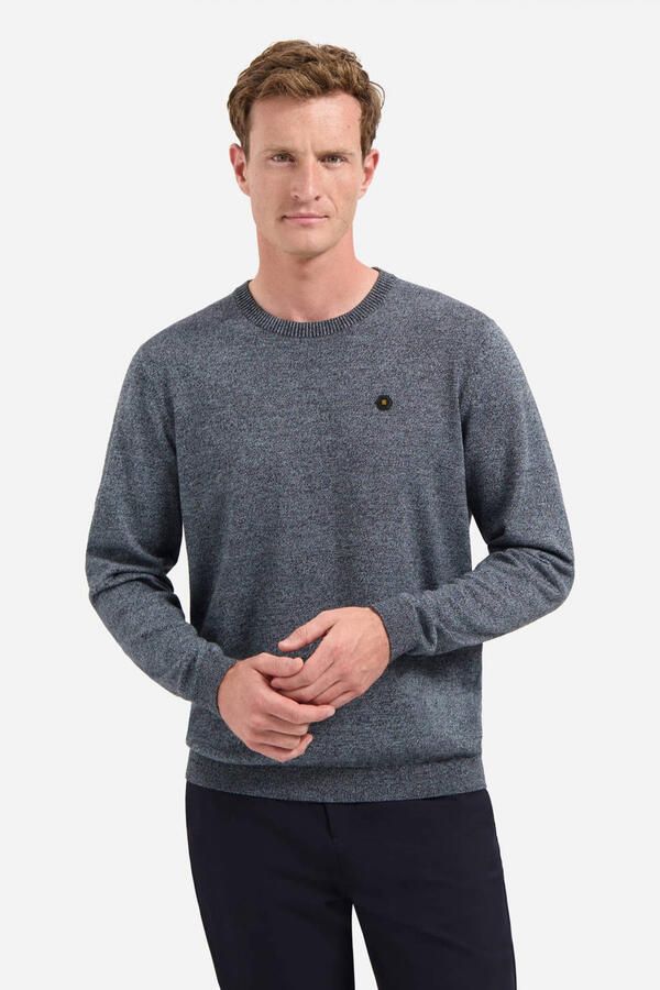 No Excess pullover fijn gebreid blauw - Foto 2