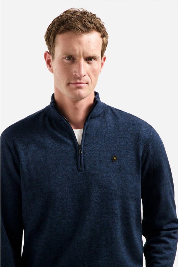 No Excess pullover fijn gebreid donkerblauw - Foto 2