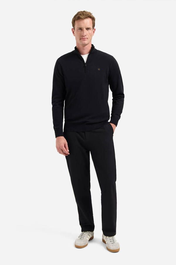 NO EXCESS Schipperstrui met halve ritssluiting - Foto 2