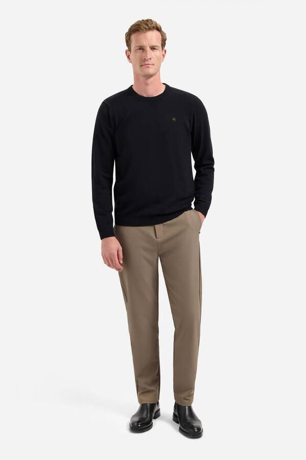 NO EXCESS Trui met ronde hals in mêlee-look - Foto 2