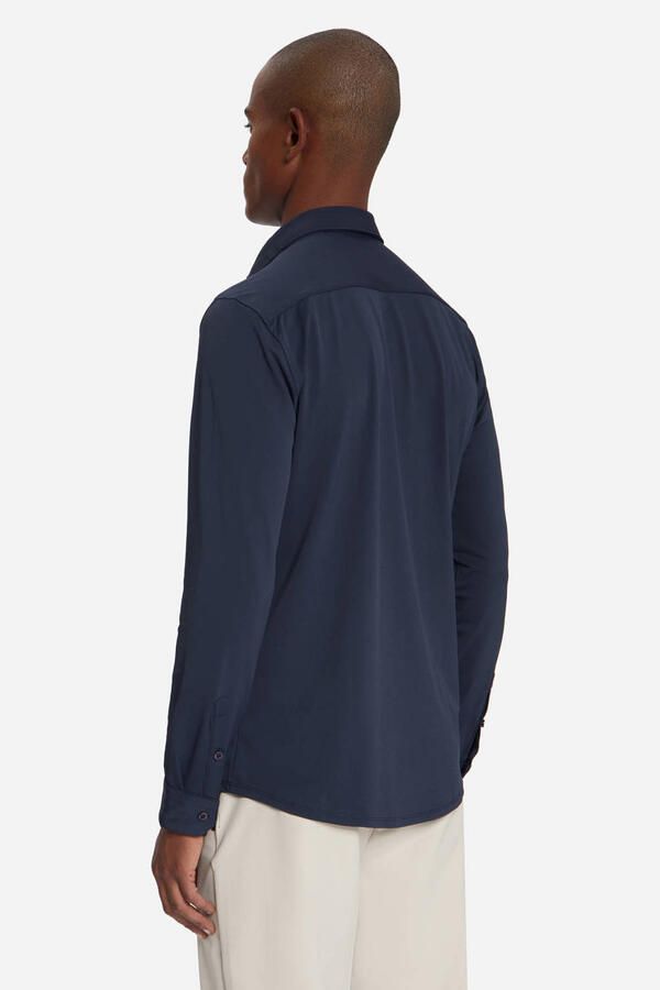 No Excess regular casual overhemd donkerblauw - Foto 2