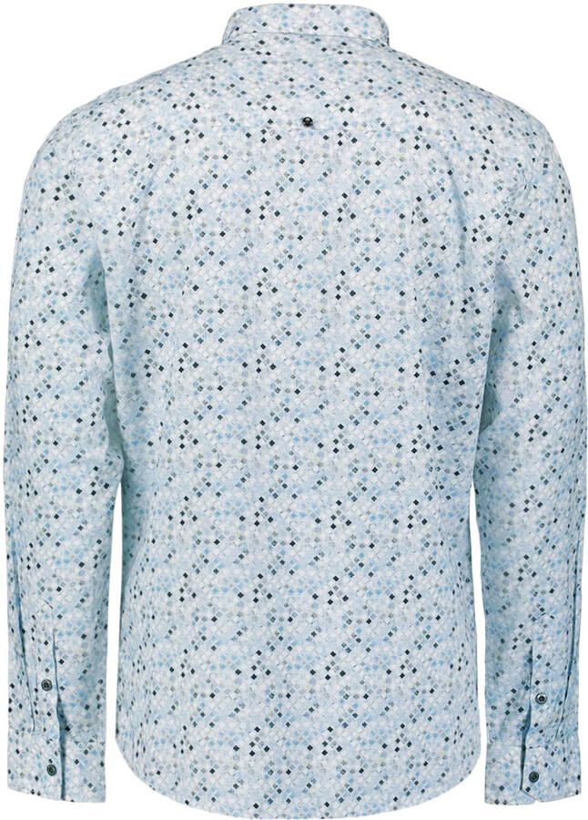 No Excess regular casual overhemd lichtblauw - Foto 2