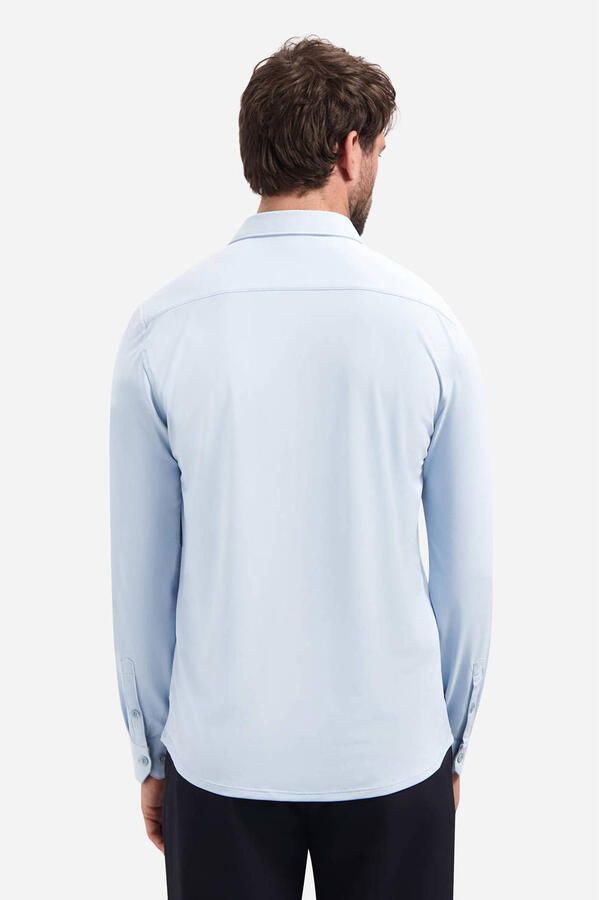 No Excess regular casual overhemd lichtblauw - Foto 2