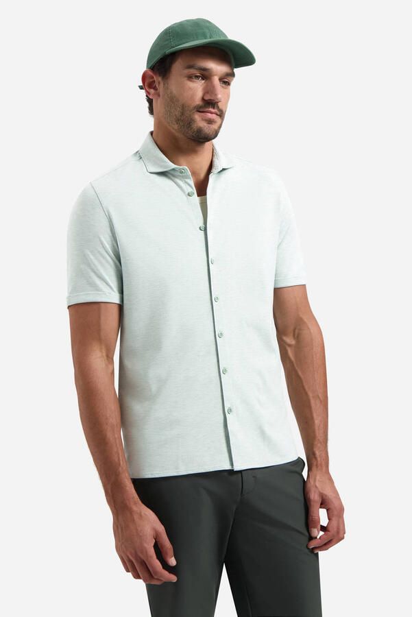 No Excess regular casual overhemd lichtgroen