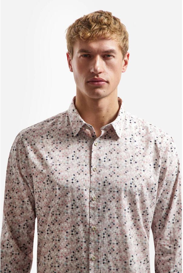No Excess regular casual overhemd roze - Foto 3