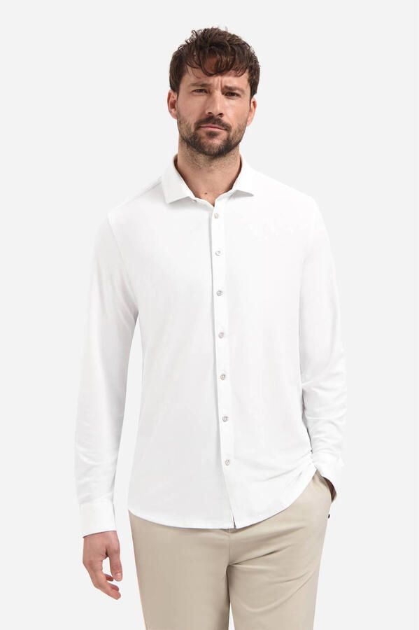 No Excess regular casual overhemd wit
