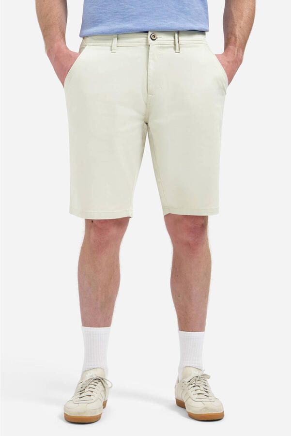 No Excess Chino Broek Chino Short Stretch Ecru