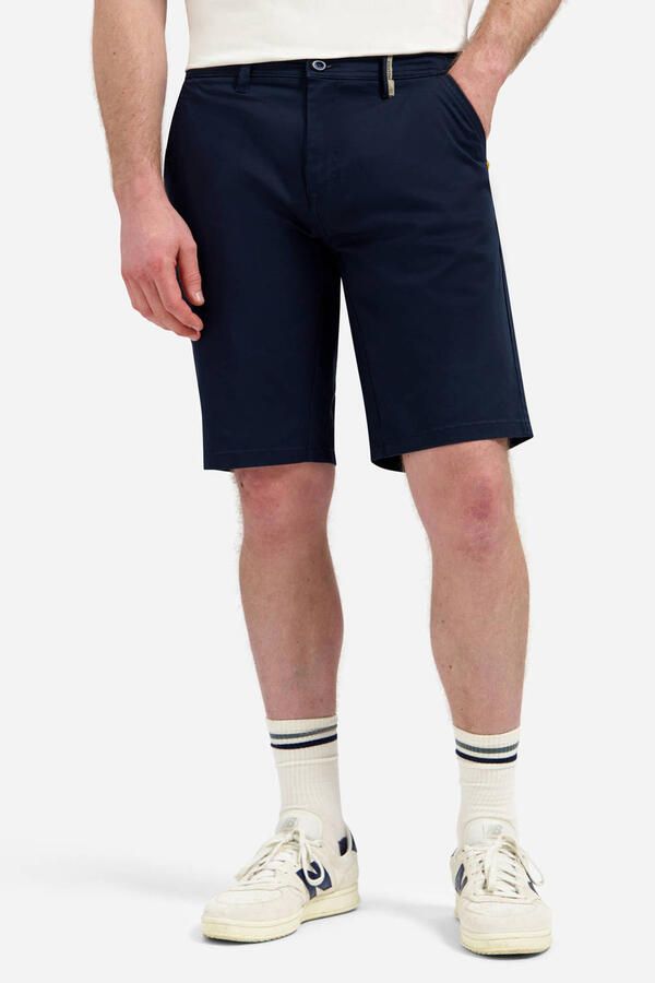 No Excess regular chino short donkerblauw