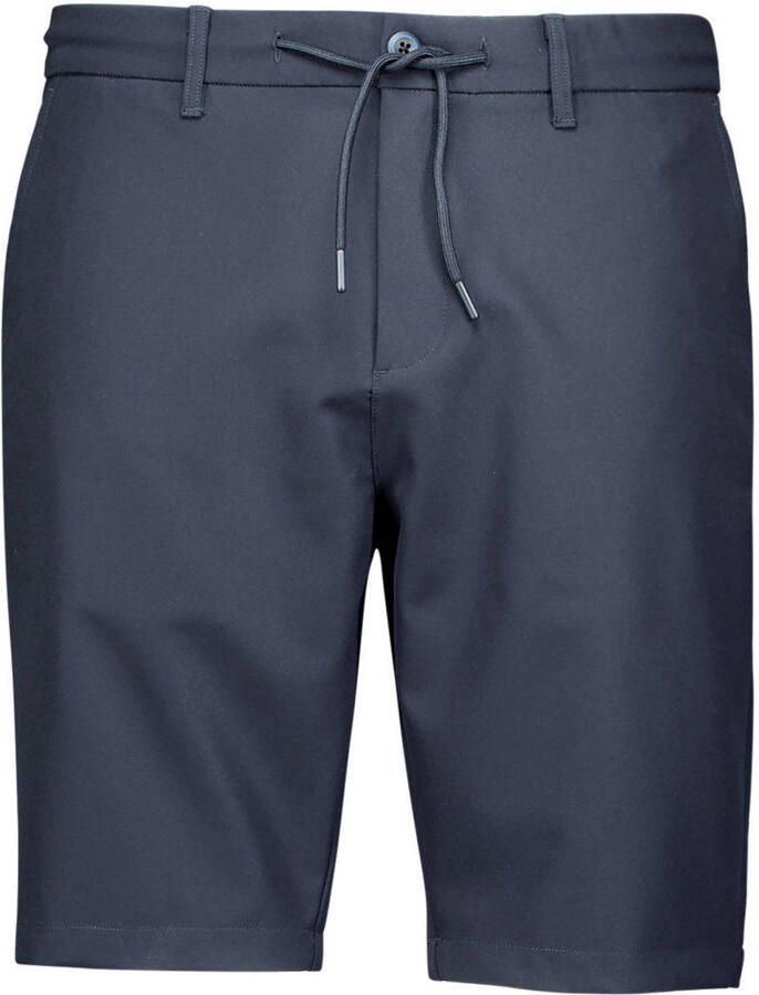 No Excess Korte Broek Chino Short 4-Way Stretch Sedoc Navy