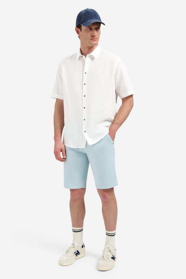 No Excess regular chino short lichtblauw - Foto 2