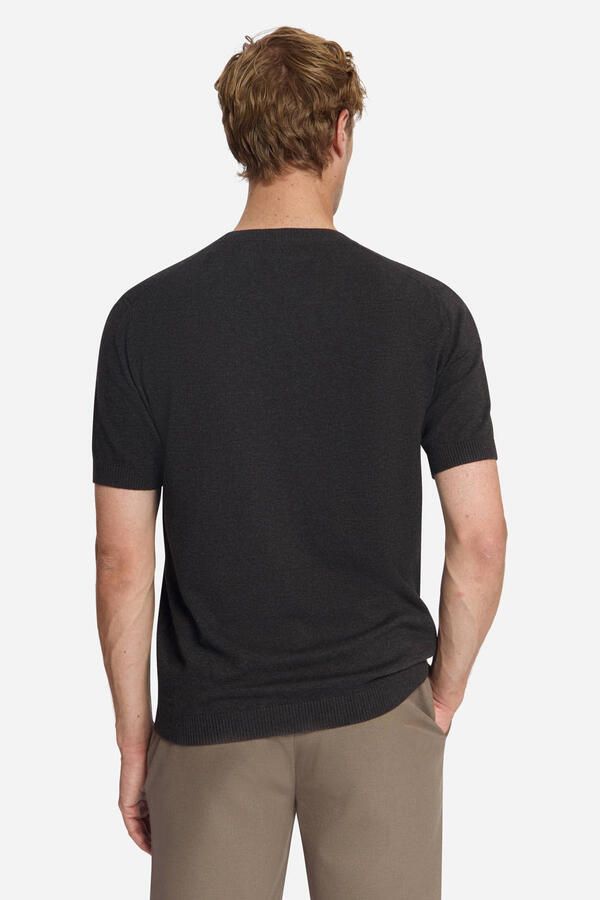 No Excess regular fit gemêleerd T-shirt donkerbruin - Foto 2