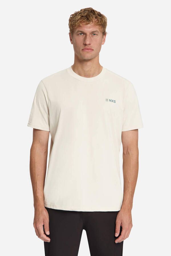 No Excess regular fit T-shirt met backprint steen