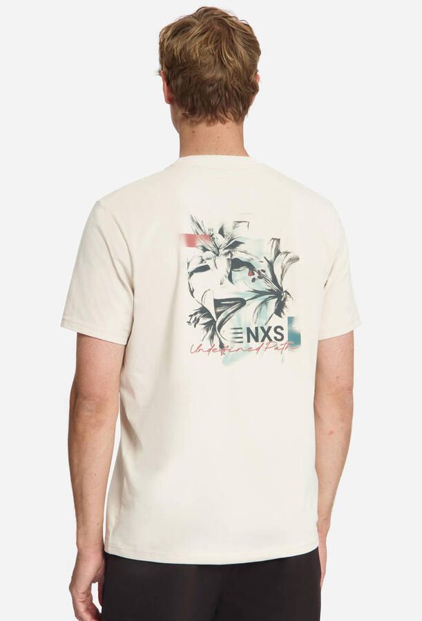 No Excess regular fit T-shirt met backprint steen - Foto 3