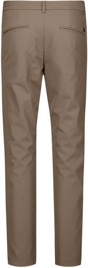No Excess regular fit travelstof chino khaki - Foto 3