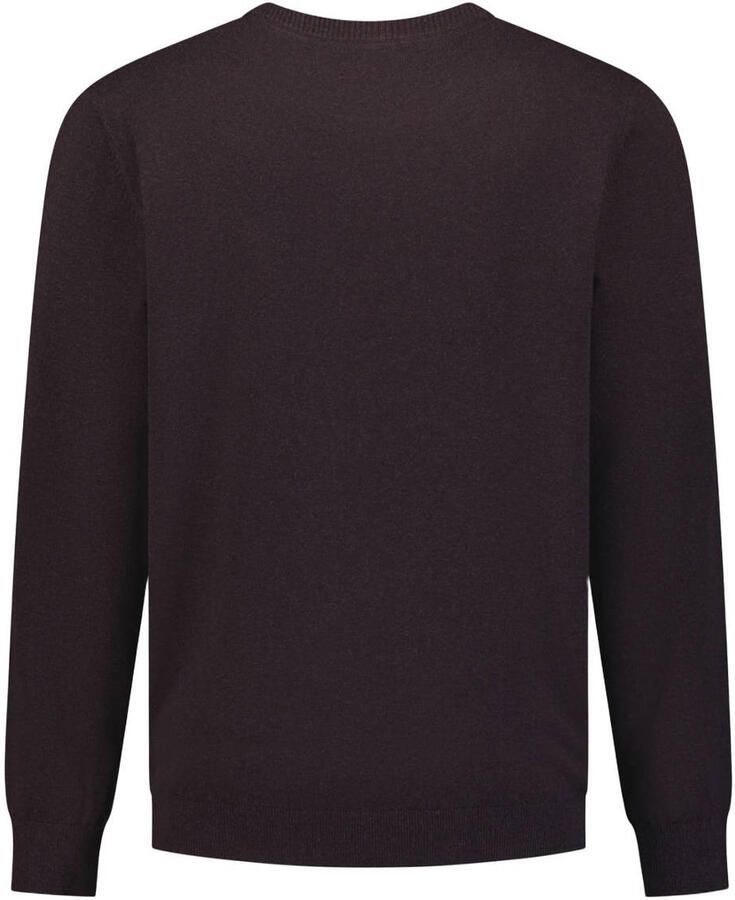 No Excess regular fit trui donkerbruin - Foto 2