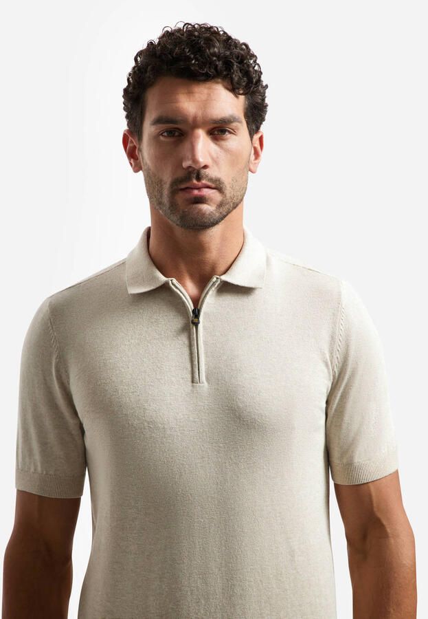 No Excess regular polo beige - Foto 3