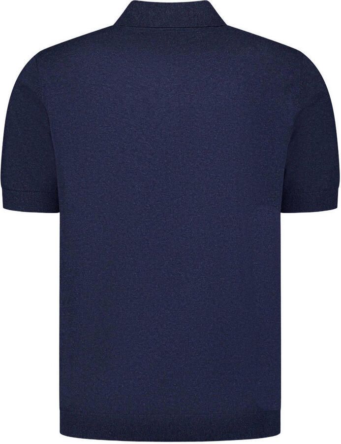No Excess regular polo donkerblauw - Foto 2