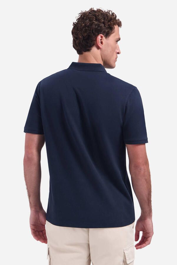 No Excess regular polo donkerblauw - Foto 3