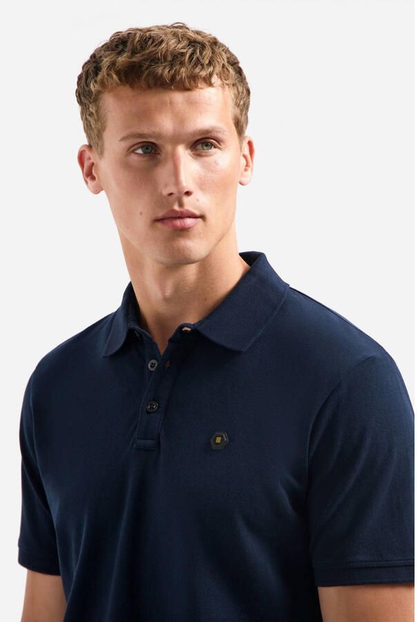 No Excess regular polo donkerblauw - Foto 3