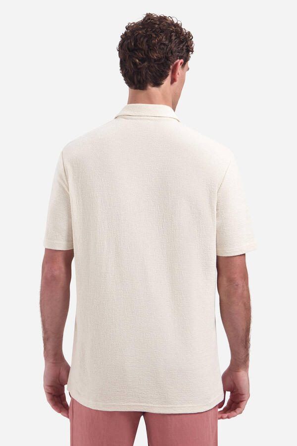 No Excess regular polo ecru - Foto 3