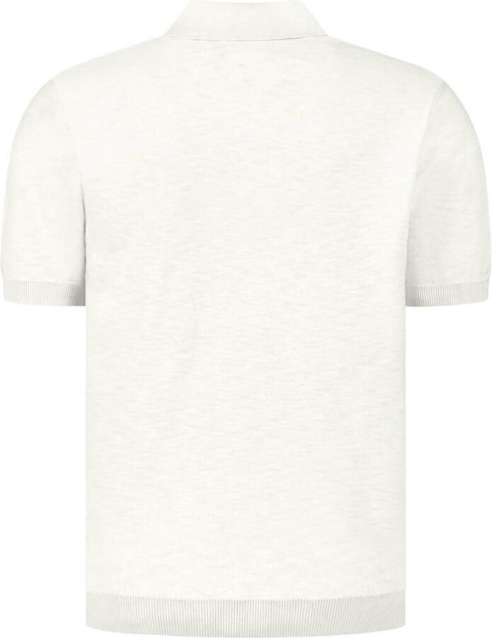 No Excess Polo Shirt Korte Mouw Knitted Slub Poloshirt Kit - Foto 2