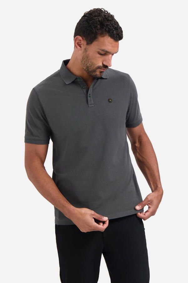 No Excess regular polo grijs