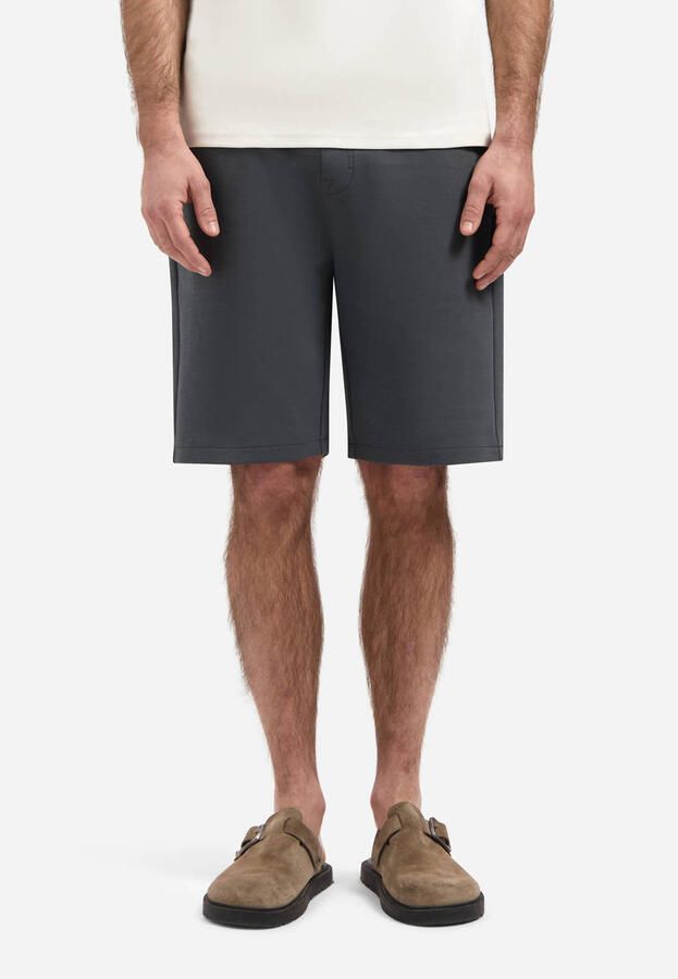 No Excess regular sweatshort groen