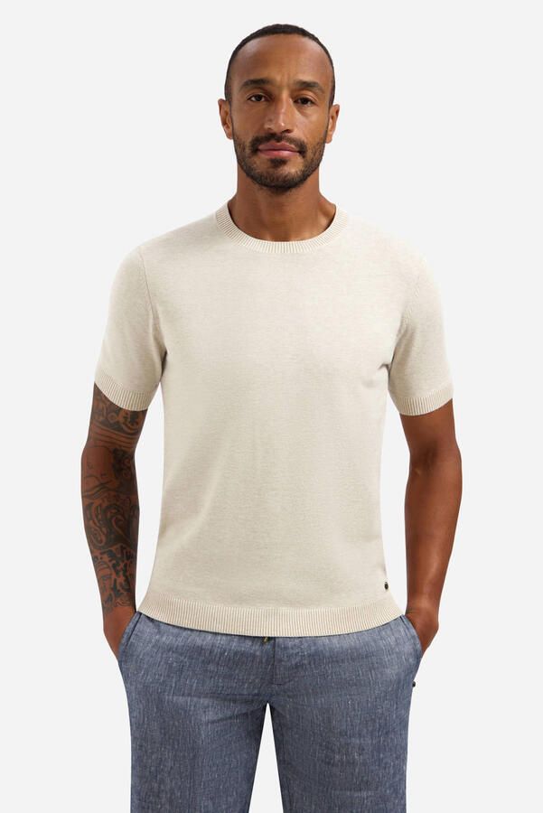 No Excess regular T-shirt beige