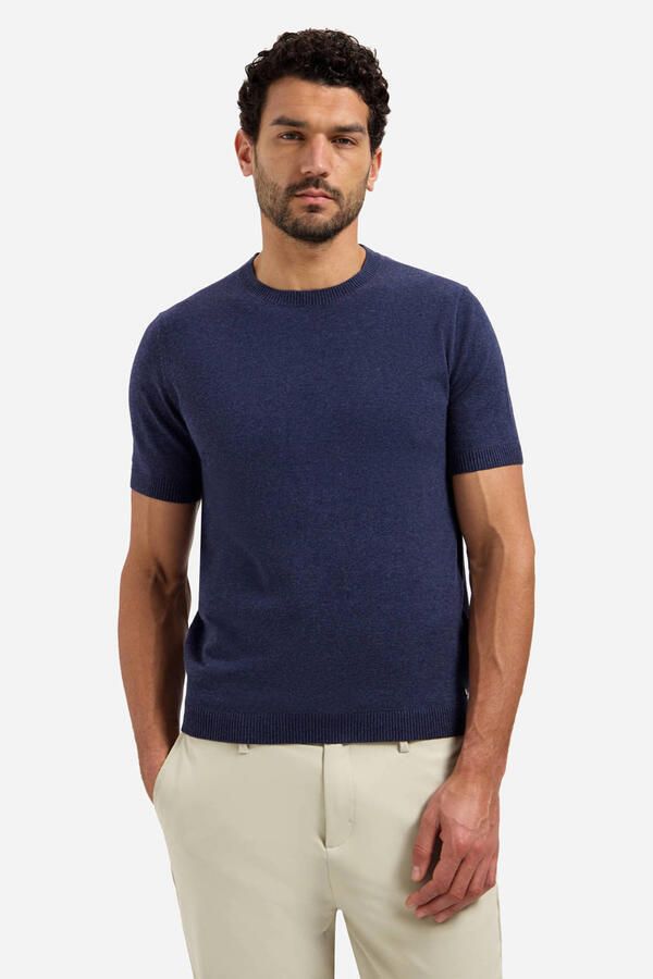 No Excess regular T-shirt donkerblauw