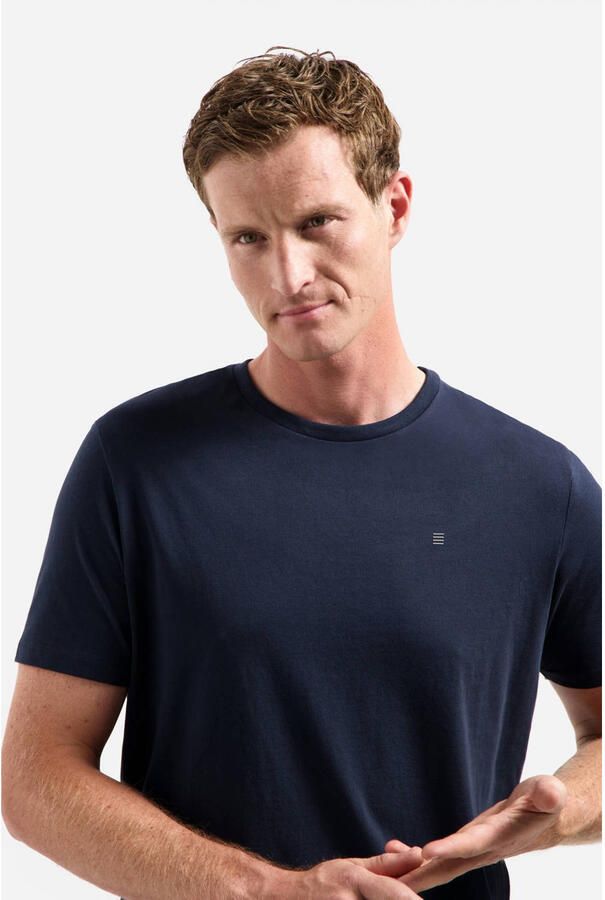 No Excess regular T-shirt donkerblauw