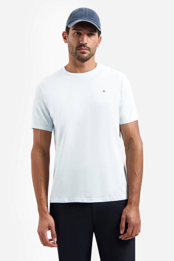 No Excess regular T-shirt lichtblauw