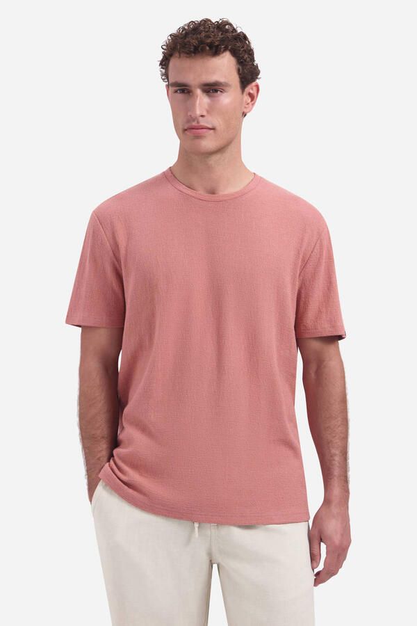 No Excess regular T-shirt roze