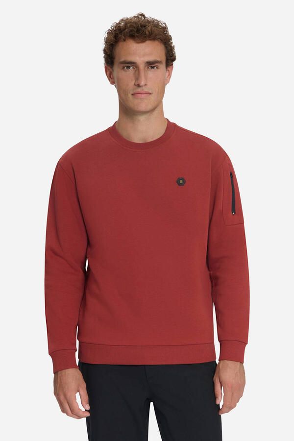 No Excess relaxed fit sweater cayenne
