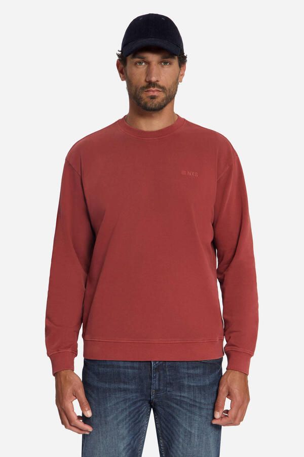 No Excess relaxed fit sweater cayenne