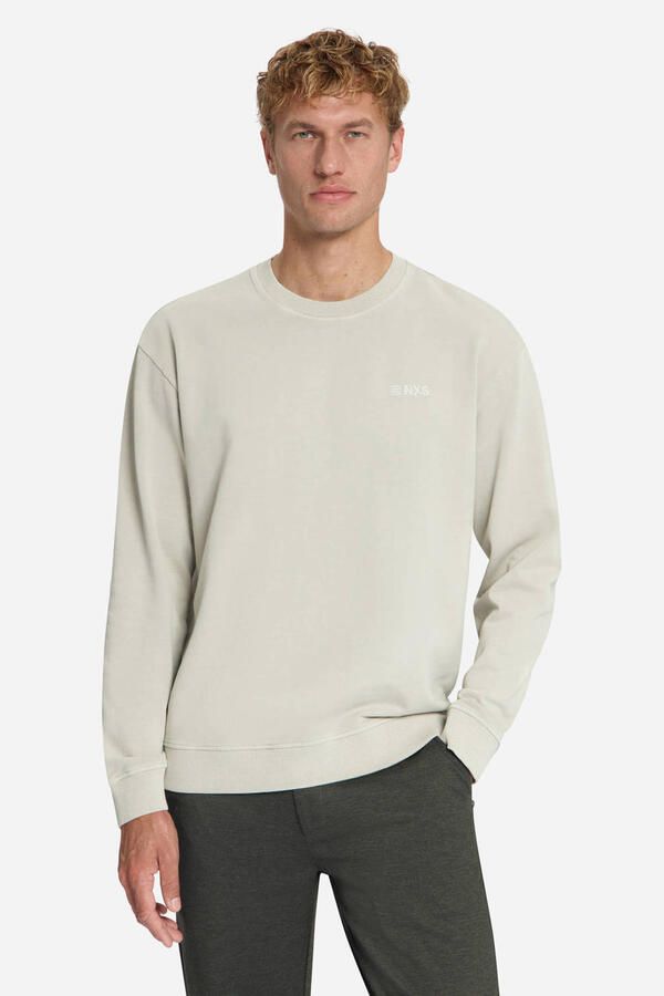 No Excess relaxed fit sweater cement