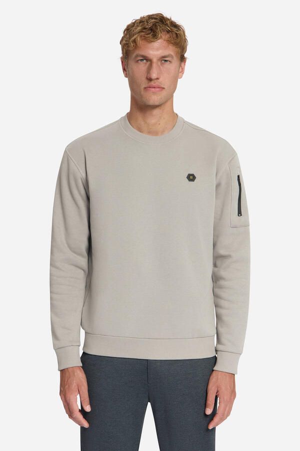 No Excess Sweaters Trui Ronde Hals Taupe