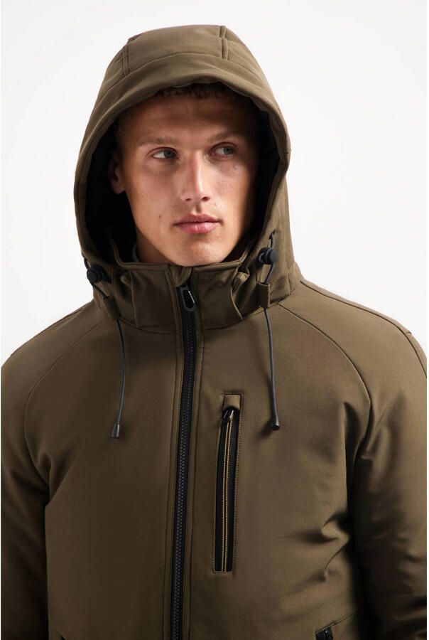No Excess Trainingsjack Jas Softshell Taupe - Foto 3