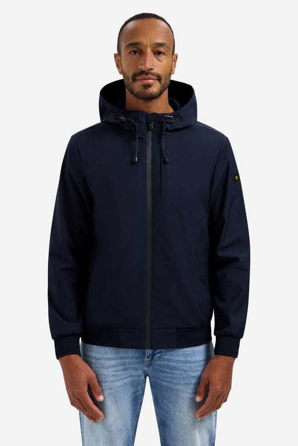 No Excess softshell jas donkerblauw
