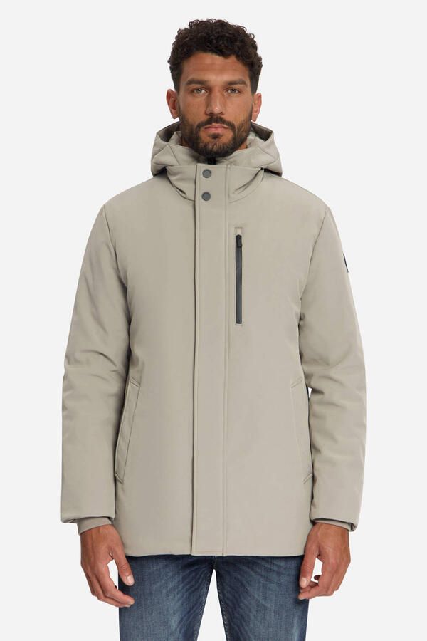 No Excess softshell winterjas taupe