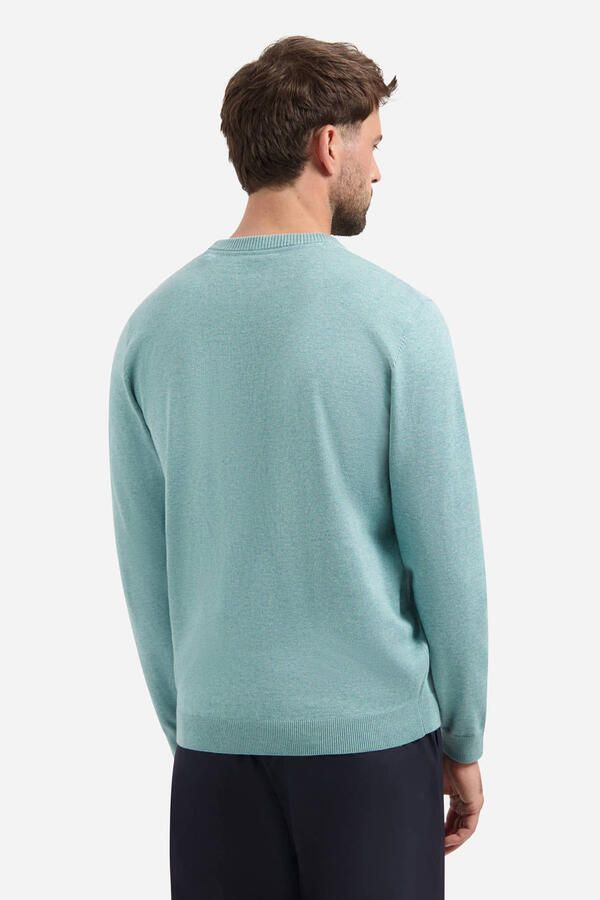 No Excess trui fijn gebreid blauw - Foto 2